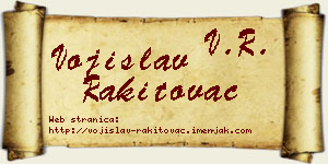 Vojislav Rakitovac vizit kartica